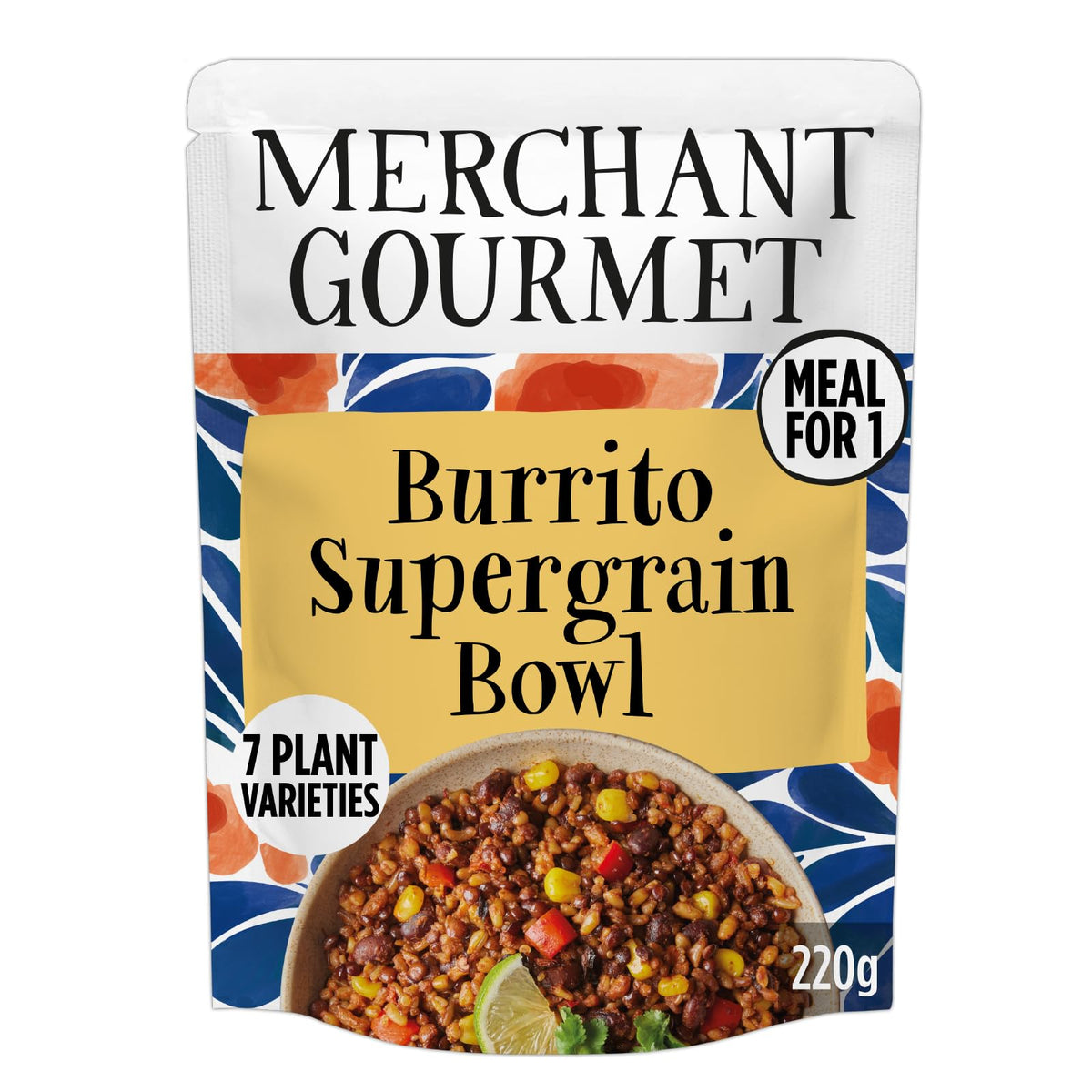 Merchant Gourmet Burrito Supergrain Bowl - Vegan Friendly, High Protein & Fibre | 220g (Pack of 6) 2