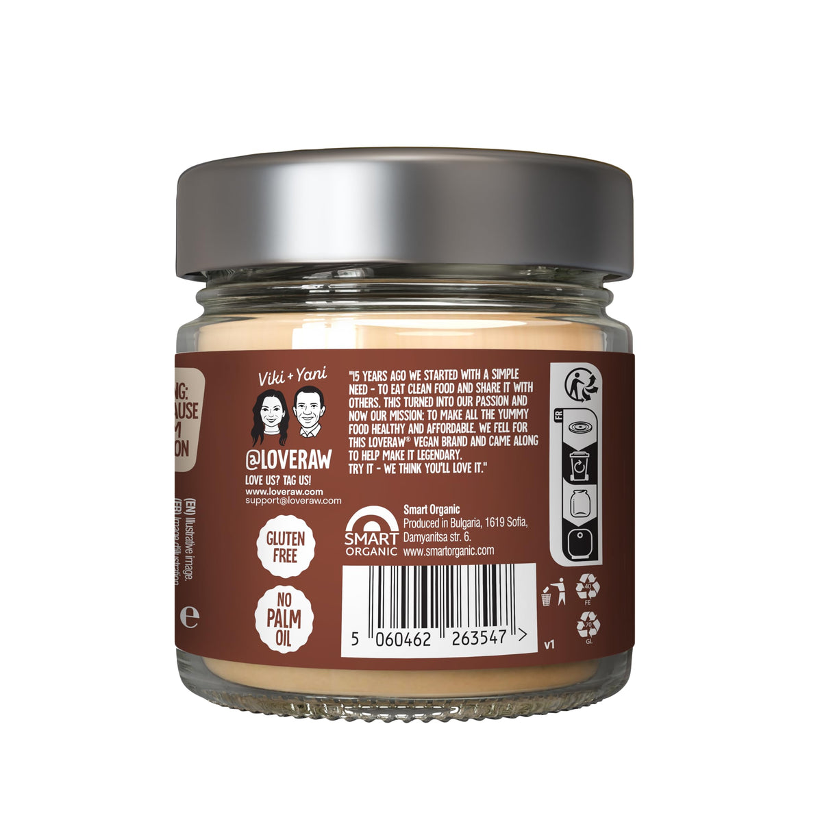 LoveRaw Hazel Daze Hazelnut Spread - Vegan, Palm Oil Free, 250g 3