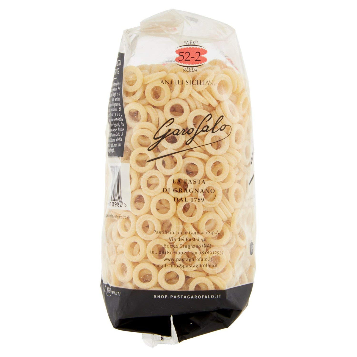 Garofalo Anelli Siciliana Italian Dried Pasta Hoops - 500g (Pack of 4)