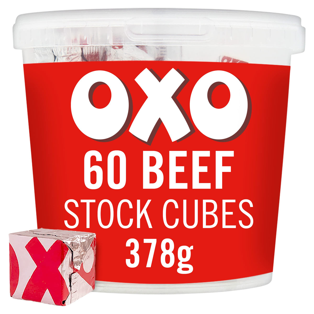 OXO Beef Stock Cubes - Rich Beef Flavour, 60 Cubes (756g) 3
