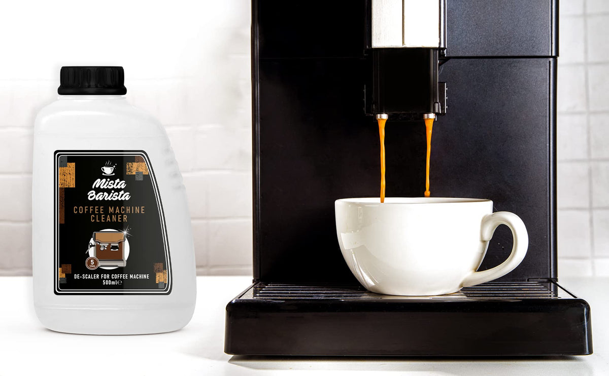 Mista Barista Coffee Machine Cleaner and Descaler - 5 Applications | 500ml Liquid 4