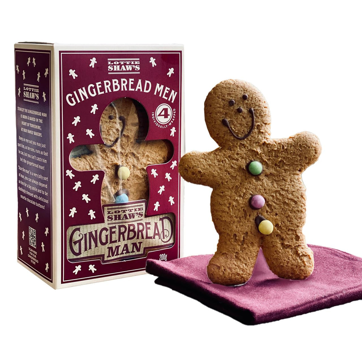 Lottie Shaw's Gingerbread Men Variety Pack - Pack of 4