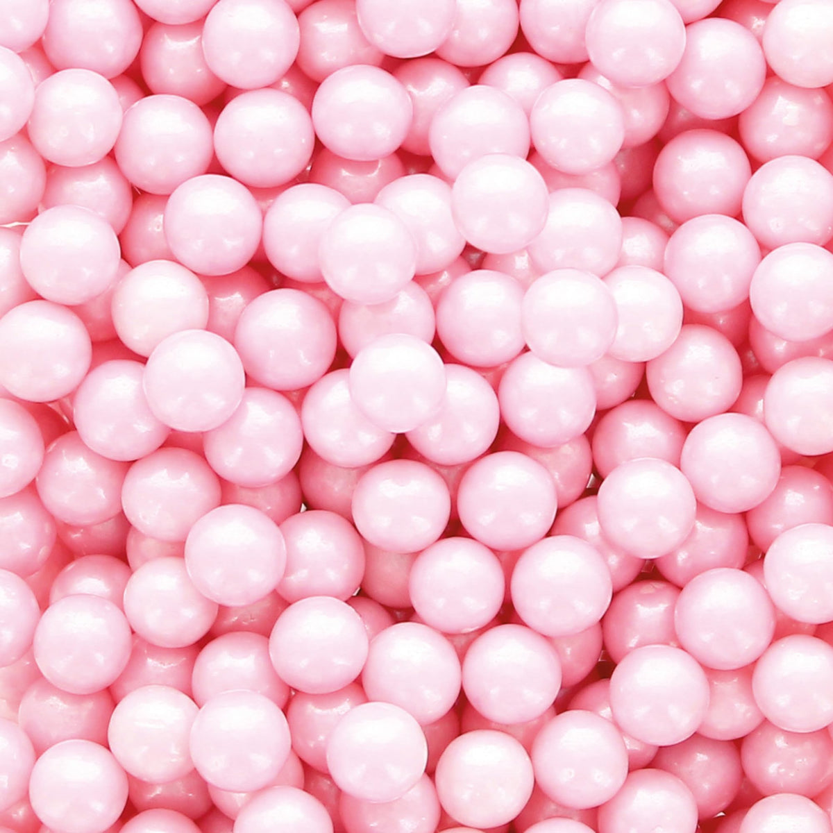 Culpitt Select Pink Sugar Pearls - 7mm Edible Cake Decorations | 500g Pouch