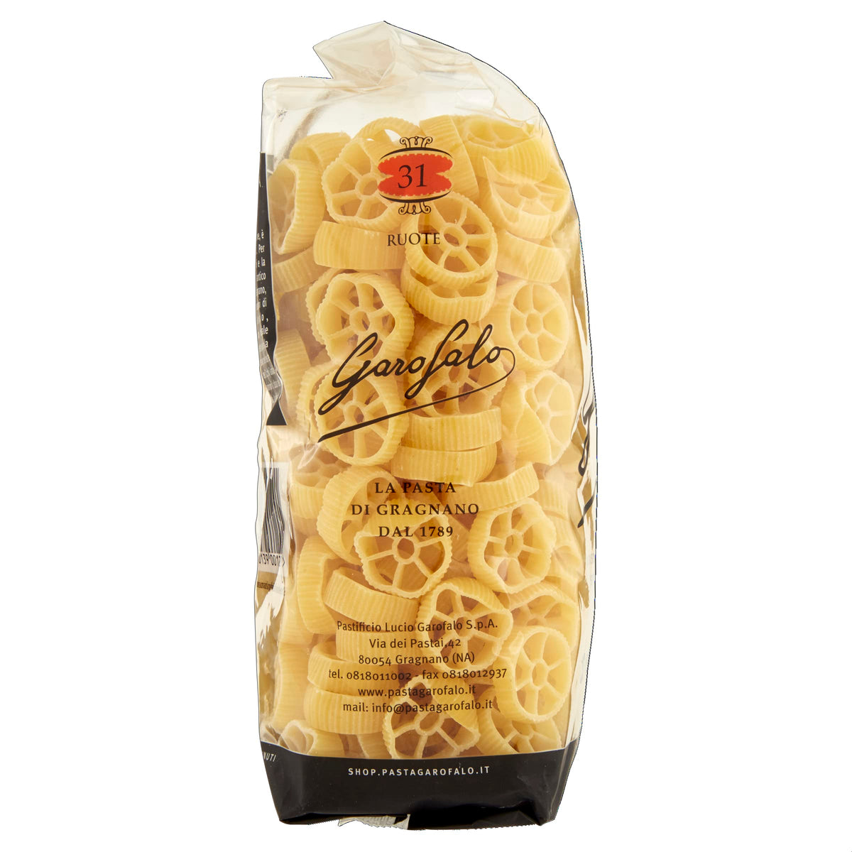 Garofalo Ruote Pasta - 1000g Pack | Made with Durum Wheat Semolina | Vegetarian & Vegan Friendly