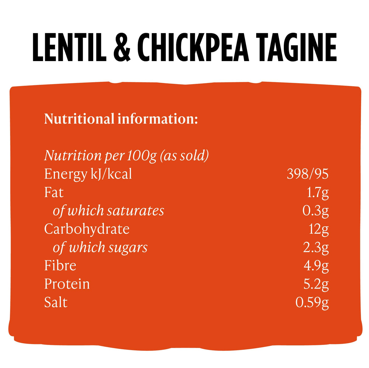 Merchant Gourmet Lentil & Chickpea Tagine with Ras El Hanout - Ready in 2 Mins | 6 x 280g Pouches | High Protein 5