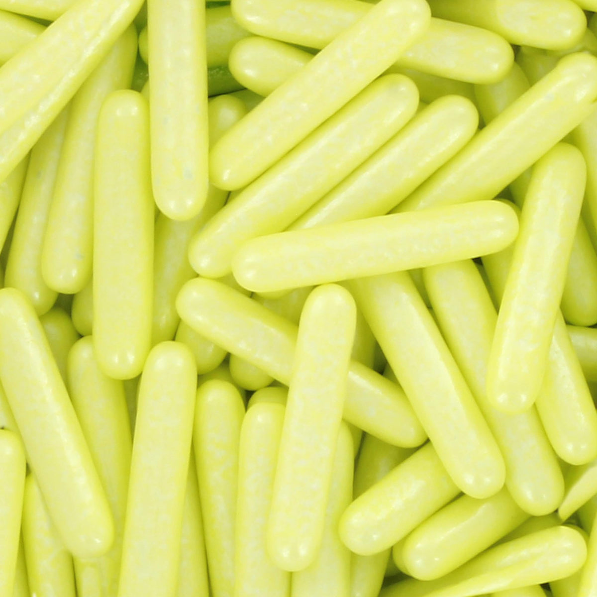 Culpitt Green Sugar Rods Sprinkles - 500g Pouch | Edible Cake Decorations | 22mm Size
