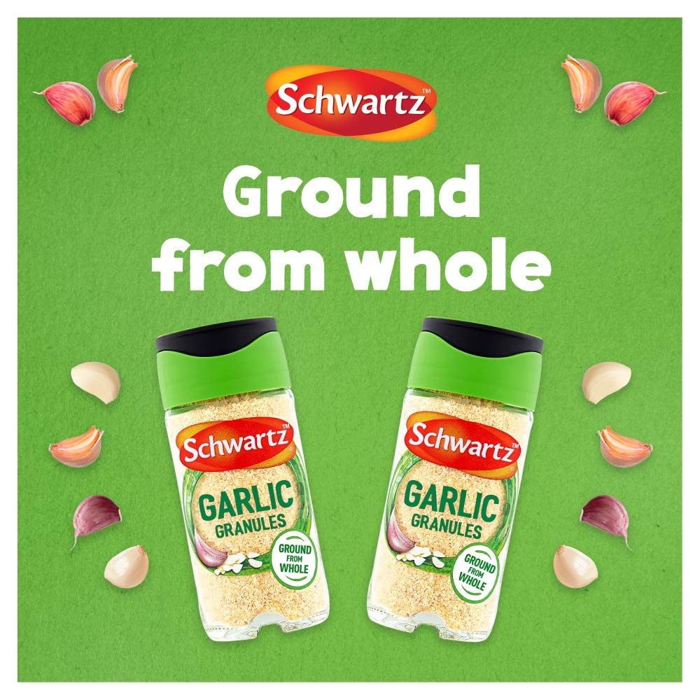 Schwartz Garlic Granules - 6 x 47g Jars | Adds Rich Taste and Aroma 3