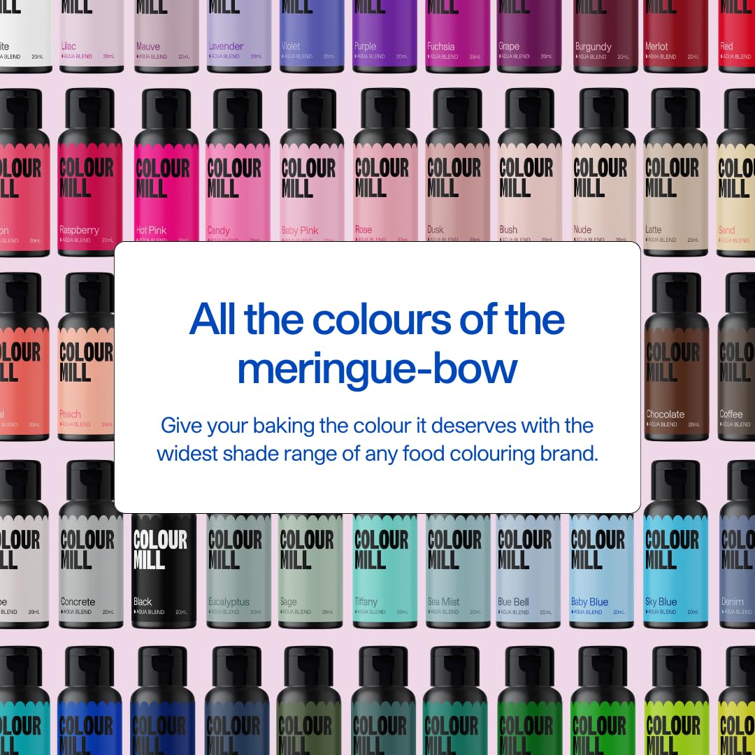 Colour Mill Aqua Blend Food Colouring - Baby Pink | Water-Based | 20ml 5