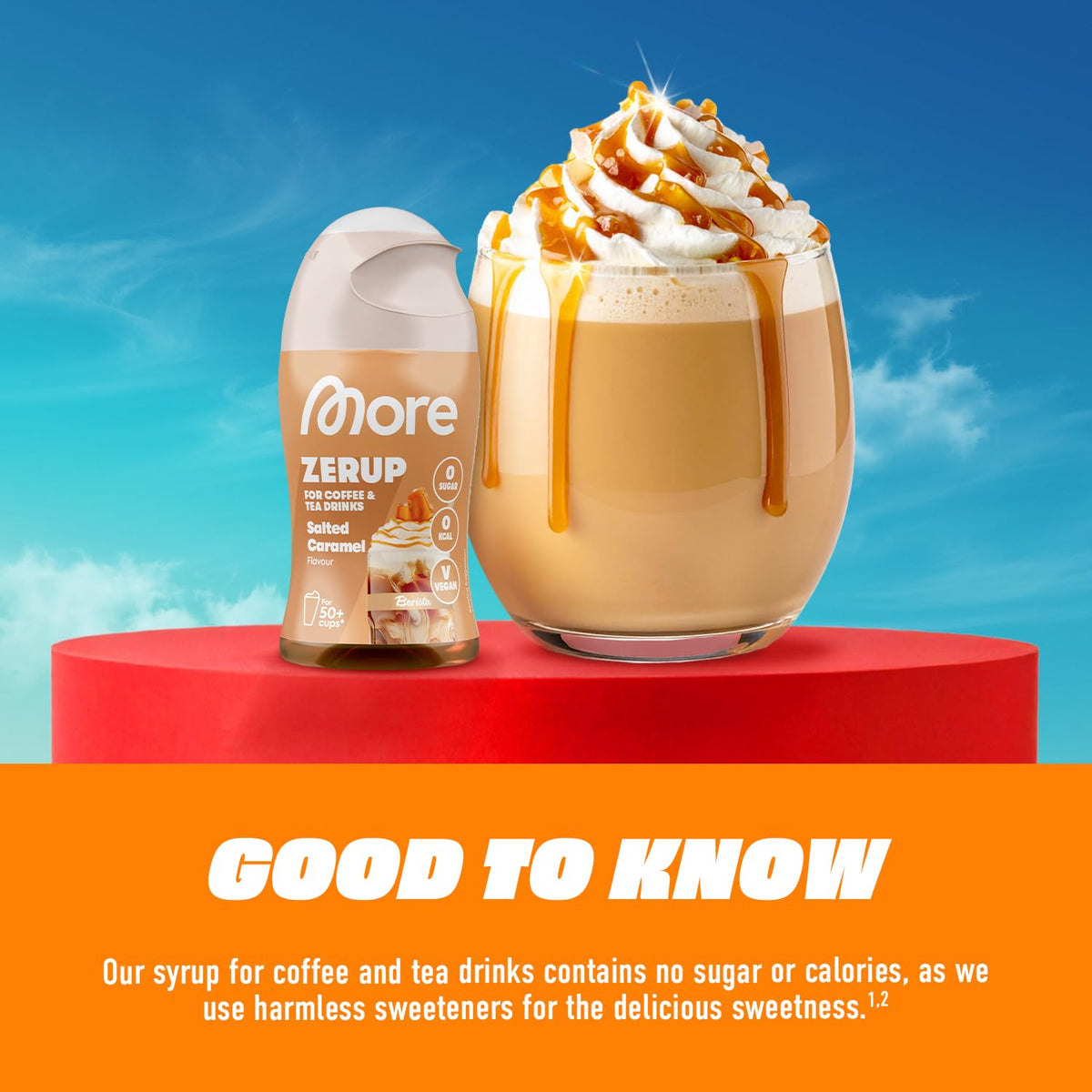 MORE NUTRITION Barista Zerup Hazelnut - Zero Calories | 65 ml | Highly Concentrated 4