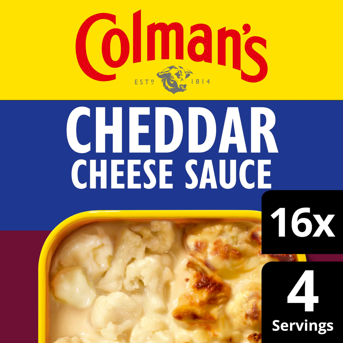 Colman's Classic Comforts Cheddar Cheese Sauce Mix - 16 x 40g Sachets