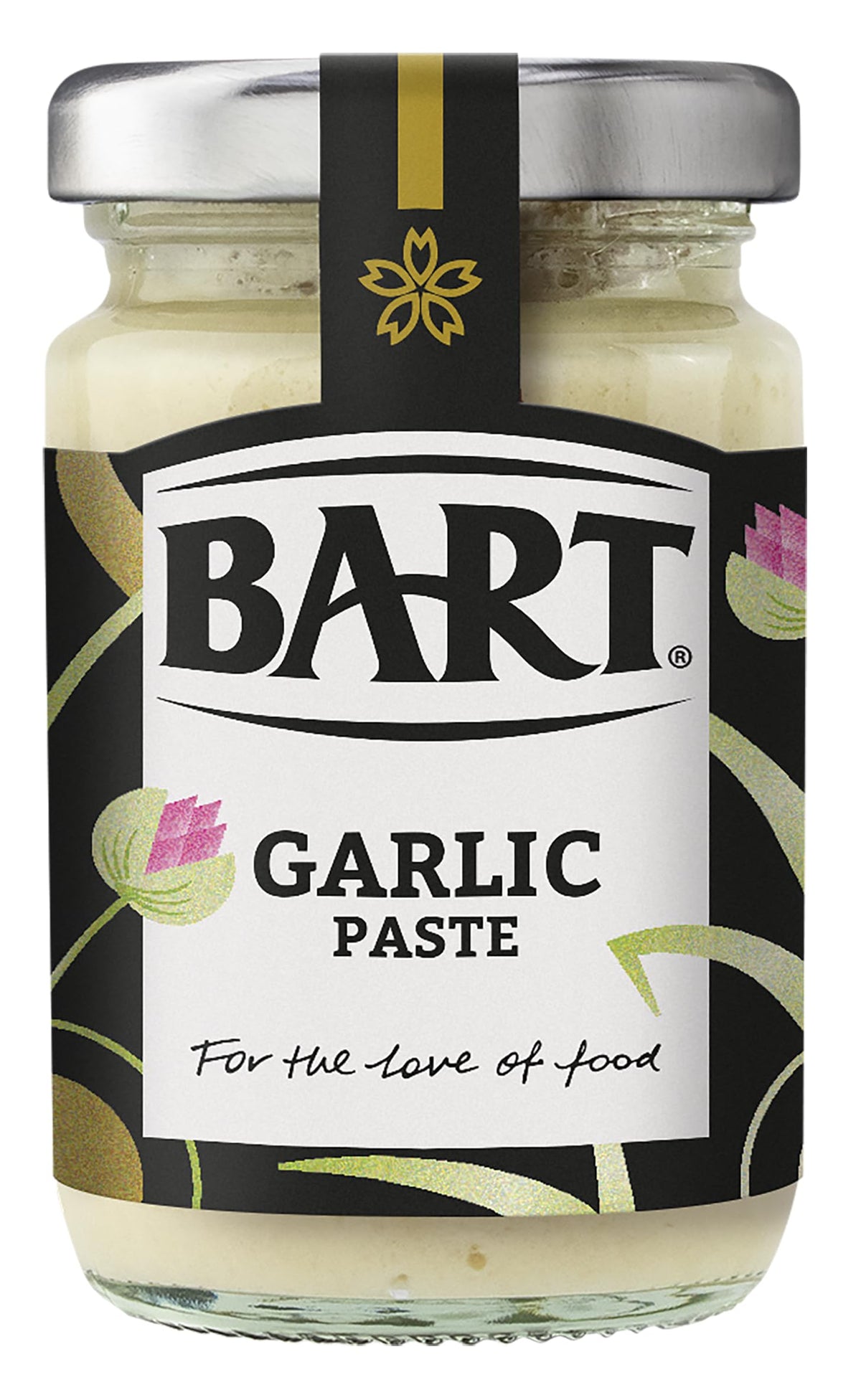 BART Garlic Paste - Pack of 6 x 90g Jars | Vegan, Gluten-Free, Intense Flavour