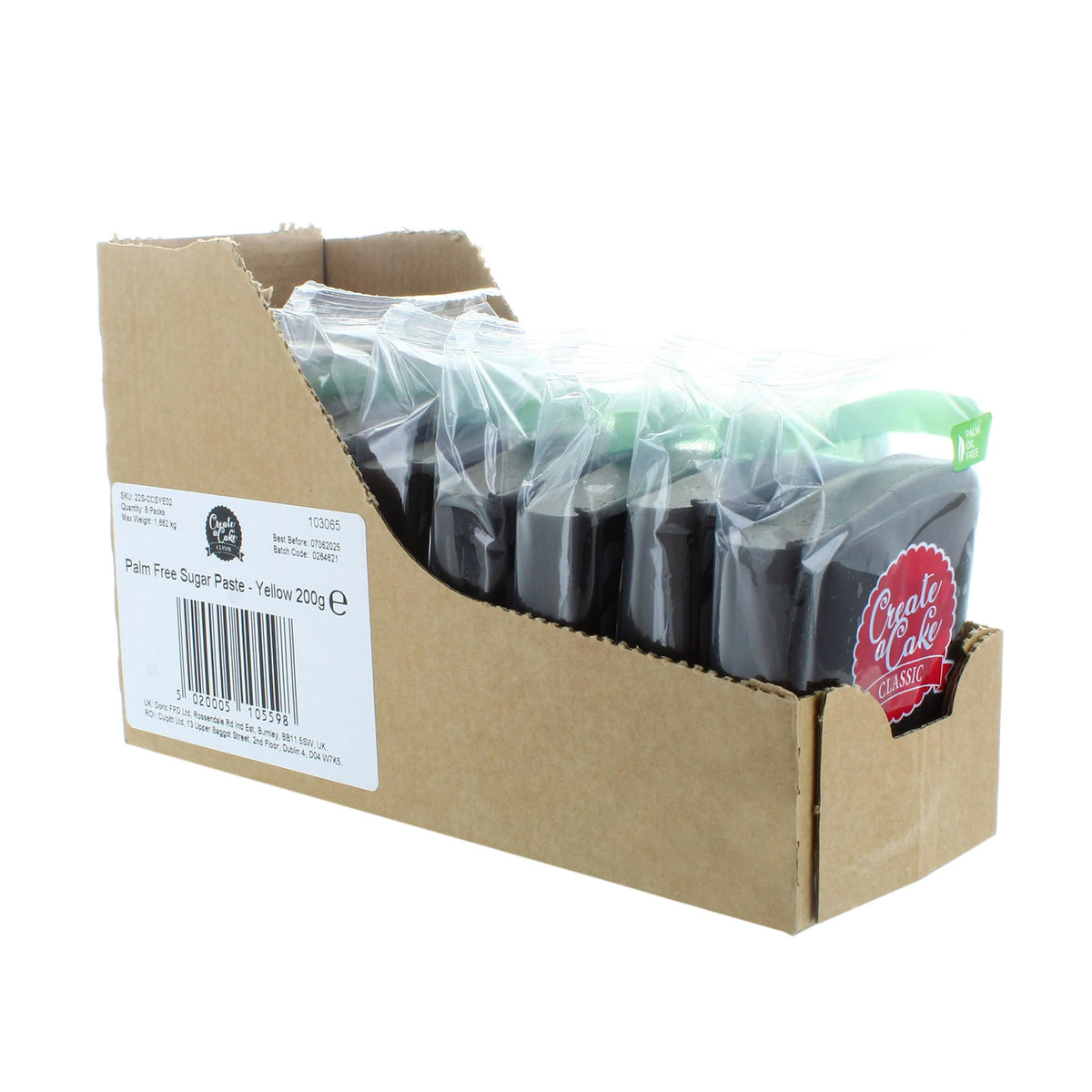 Create A Cake Black Ready To Roll Fondant Icing - 1.6kg Pack | Palm Free Sugar Paste 4