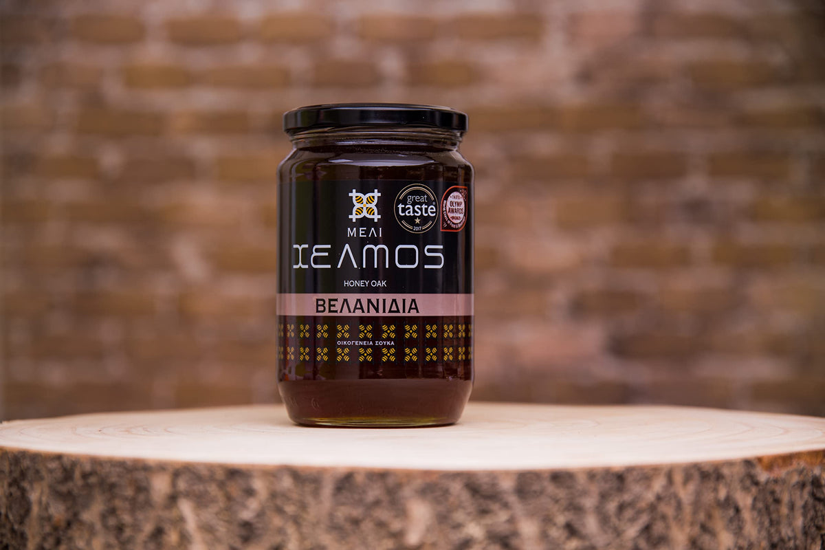 Helmos Greek Oak Honey - Raw & Unpasteurized | 480g | Brown 3