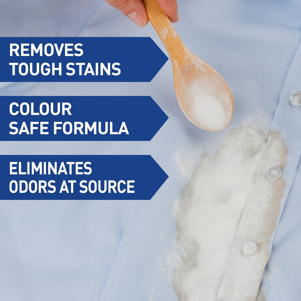 1001 Stain Remover Bar - Direct-to-Stain Action, Enzyme-Powered, Odour Eliminating, 100g 3
