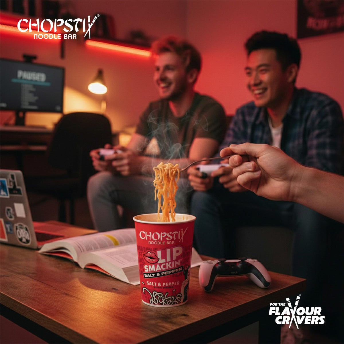 Chopstix Salt & Pepper Saucy Noodles - Medium-High Heat | 8 x 67g 4