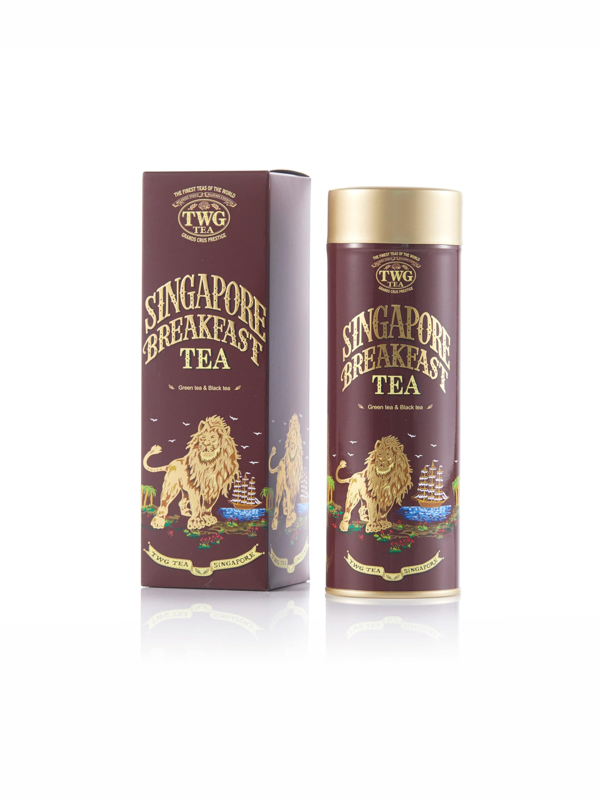 TWG Tea Singapore Breakfast Loose Leaf Black & Green Tea - 100g