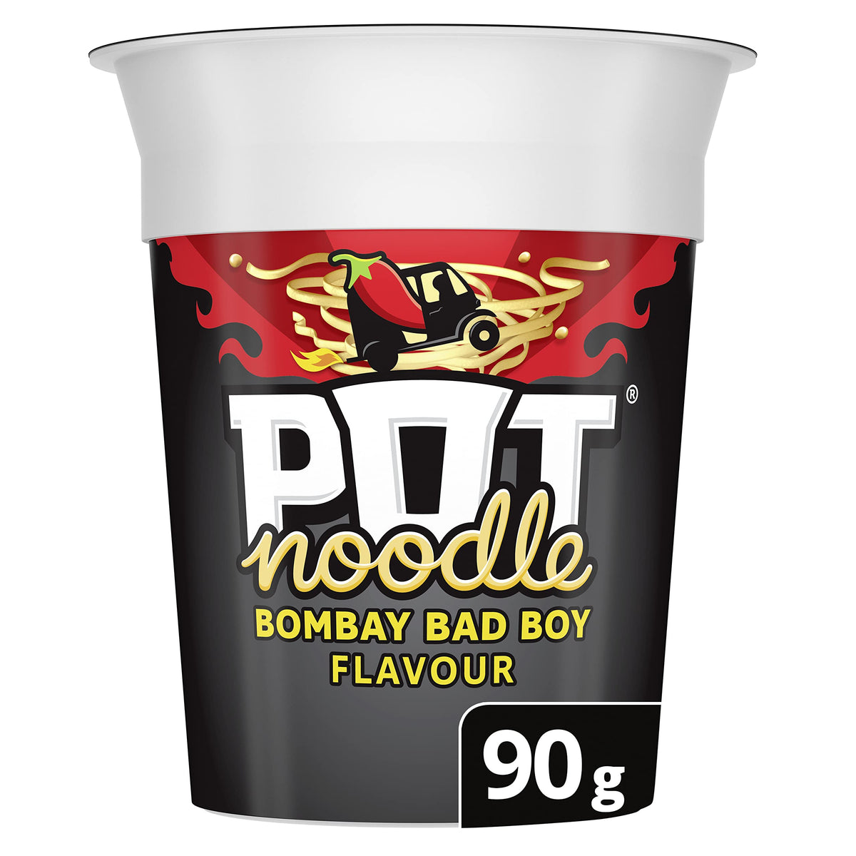 Pot Noodle Bombay Bad Boy Curry Noodles - 90g Pot (Pack of 5)