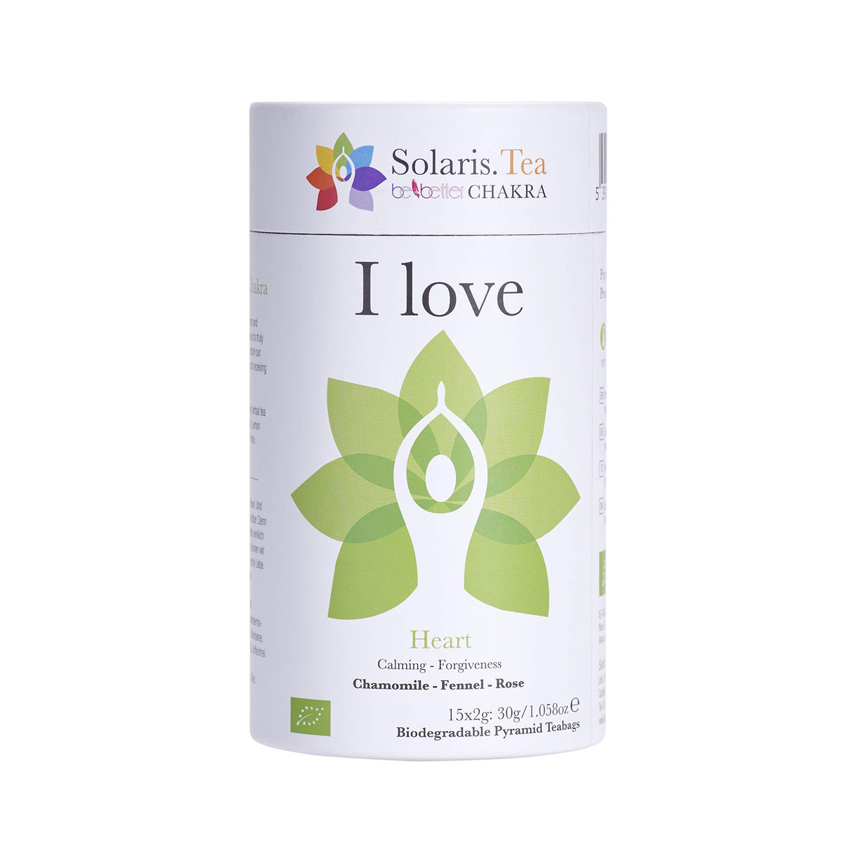 Solaris Tea 'I Love' Heart Anahata - Organic Herbal Tea | Caffeine-Free | 30 Cups 3