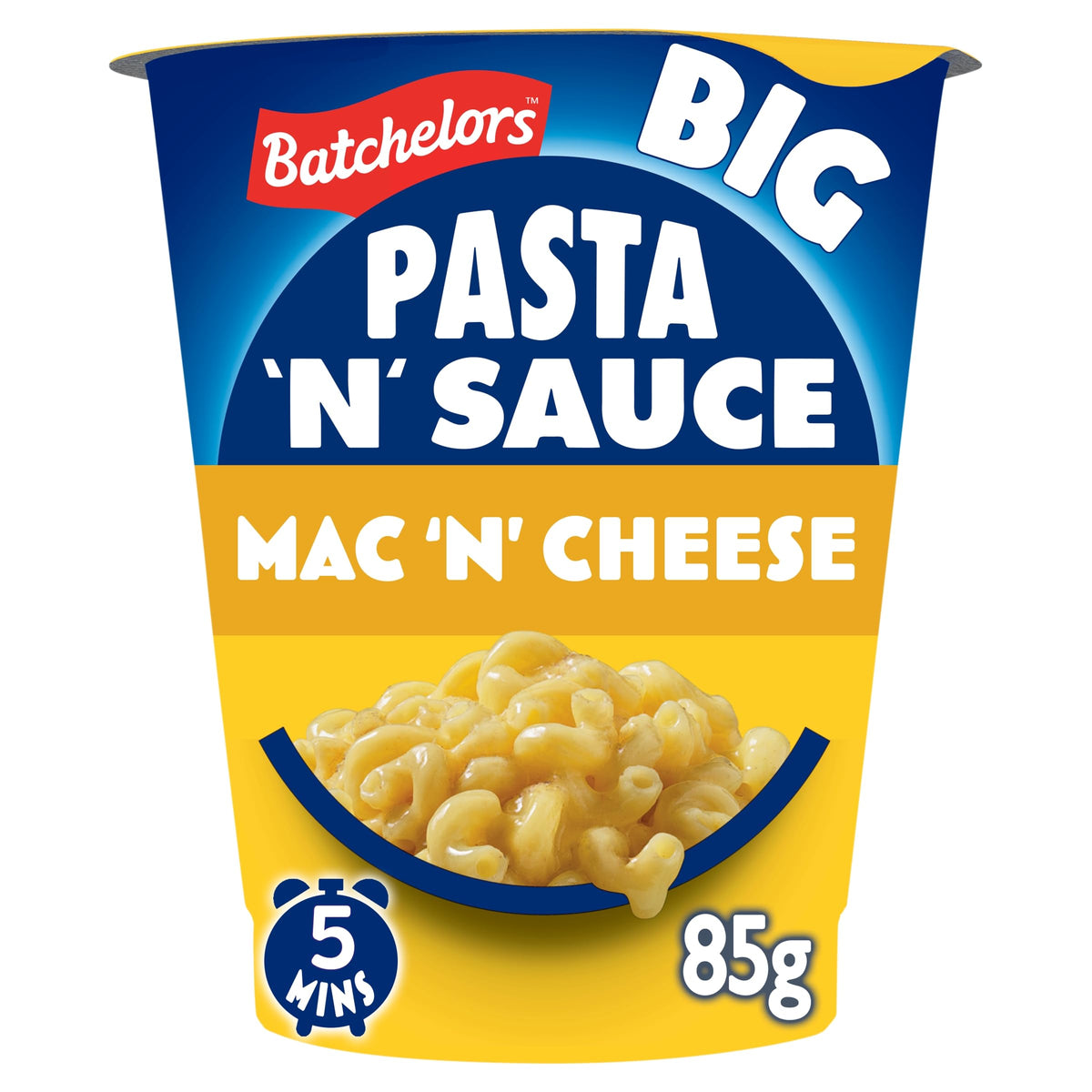 Batchelors Big Pasta 'n' Sauce Mac & Cheese - Creamy & Tasty | Low Fat | 5 Minute Prep | 6 x 85g Pots 3