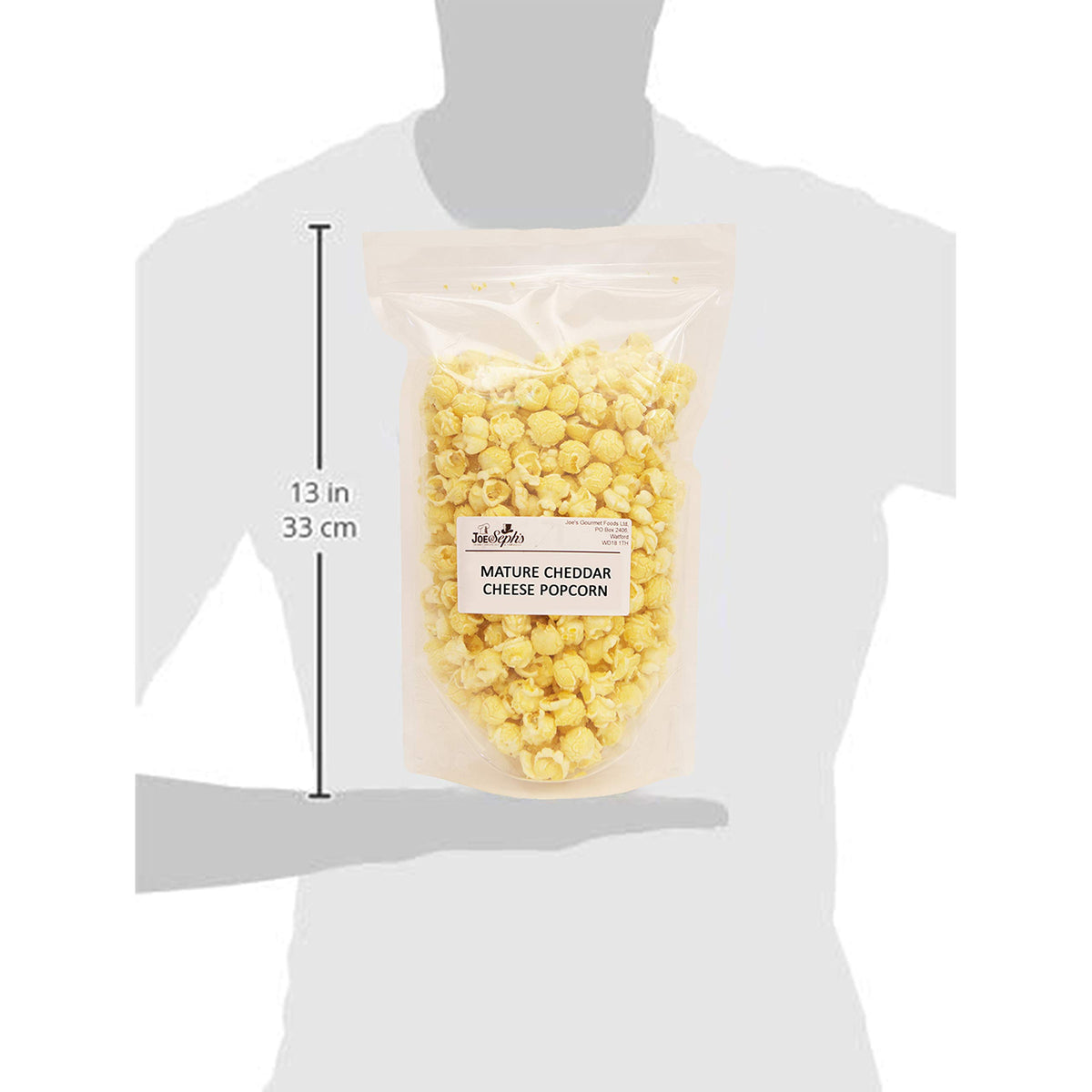 Joe & Seph's Cheddar Cheese & Chilli Popcorn - Handmade UK, Gluten Free, Air-Popped | 250g Bag 3