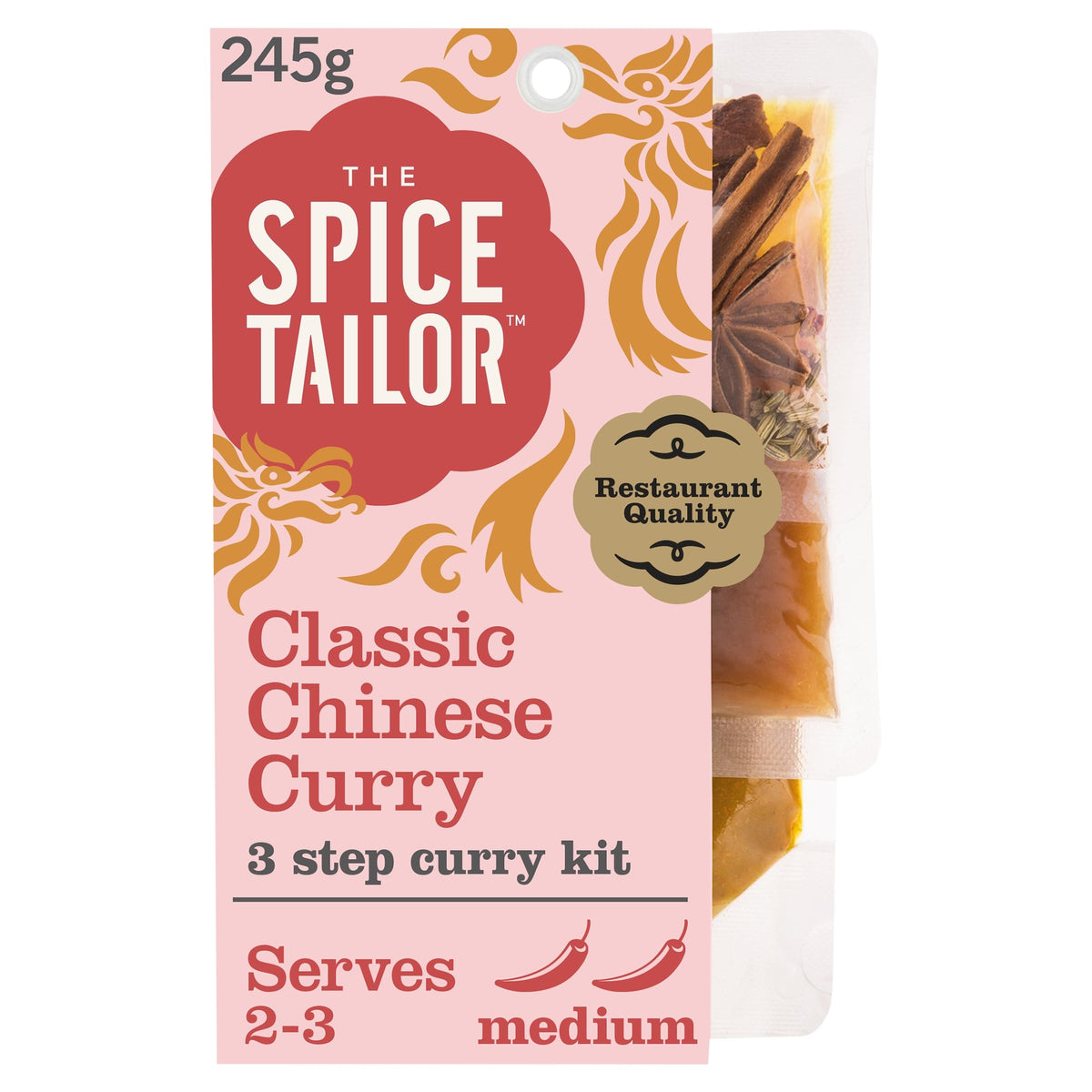 The Spice Tailor Classic Chinese Curry Sauce Kit - 5 Pack | 1225g
