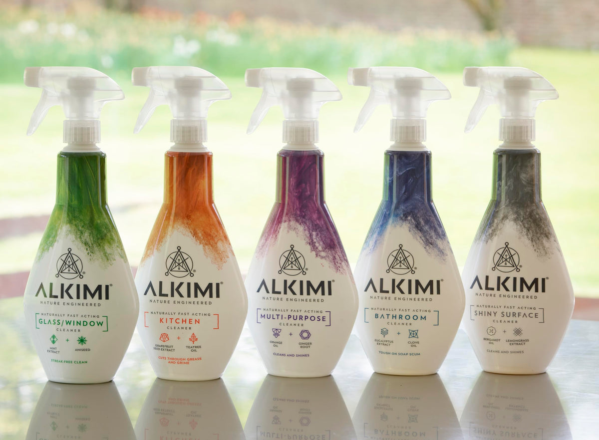 ALKIMI Bathroom Cleaner Spray - Pack of 2 | Eucalyptus & Clove Oil Scent | 1L Total Volume