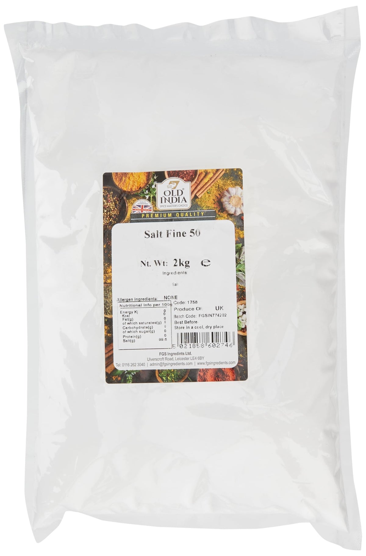 Old India Fine Salt - 2kg 1