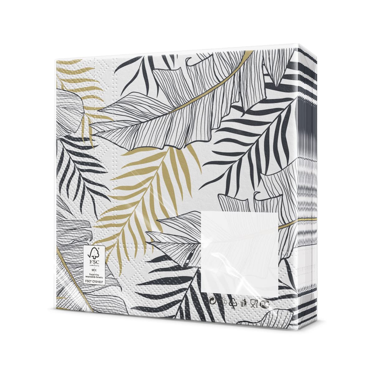 PAW Decor Collection Floral Napkins - 3-Ply FSC Certified | 20 Pieces | 33 x 33 cm 2