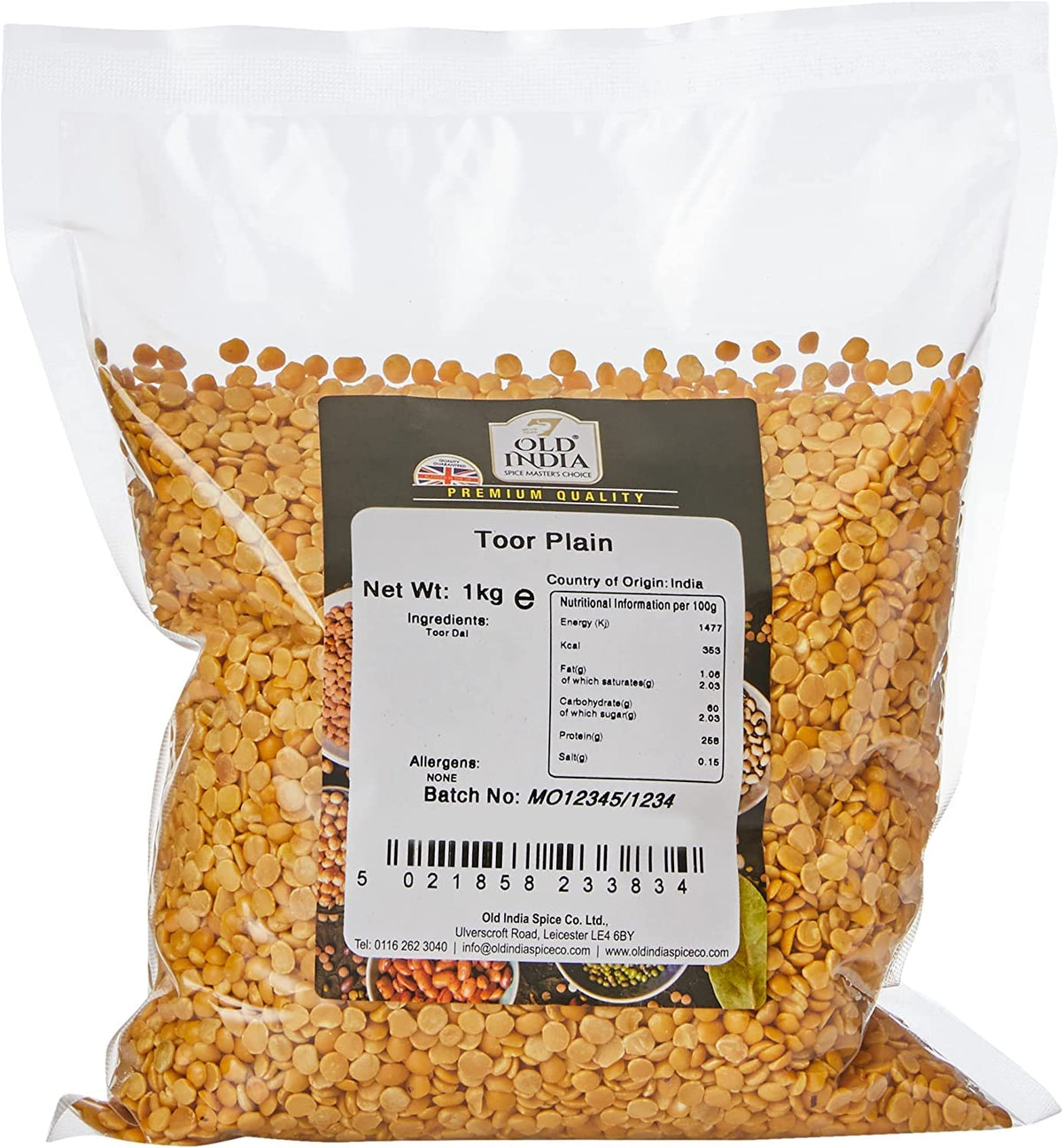 Old India Toor Dal - 100% Natural | 1 kg 1