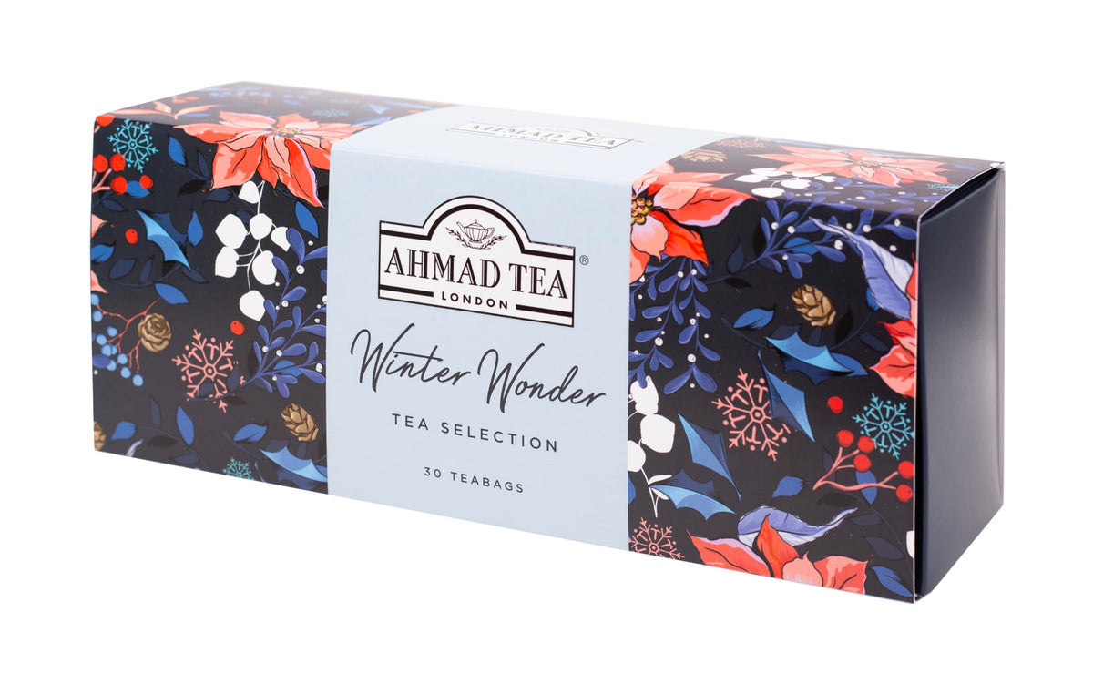 Ahmad Tea Christmas Selection Pack - 30 Teabags | English Breakfast, Cinnamon Haze, Chai Spice 2