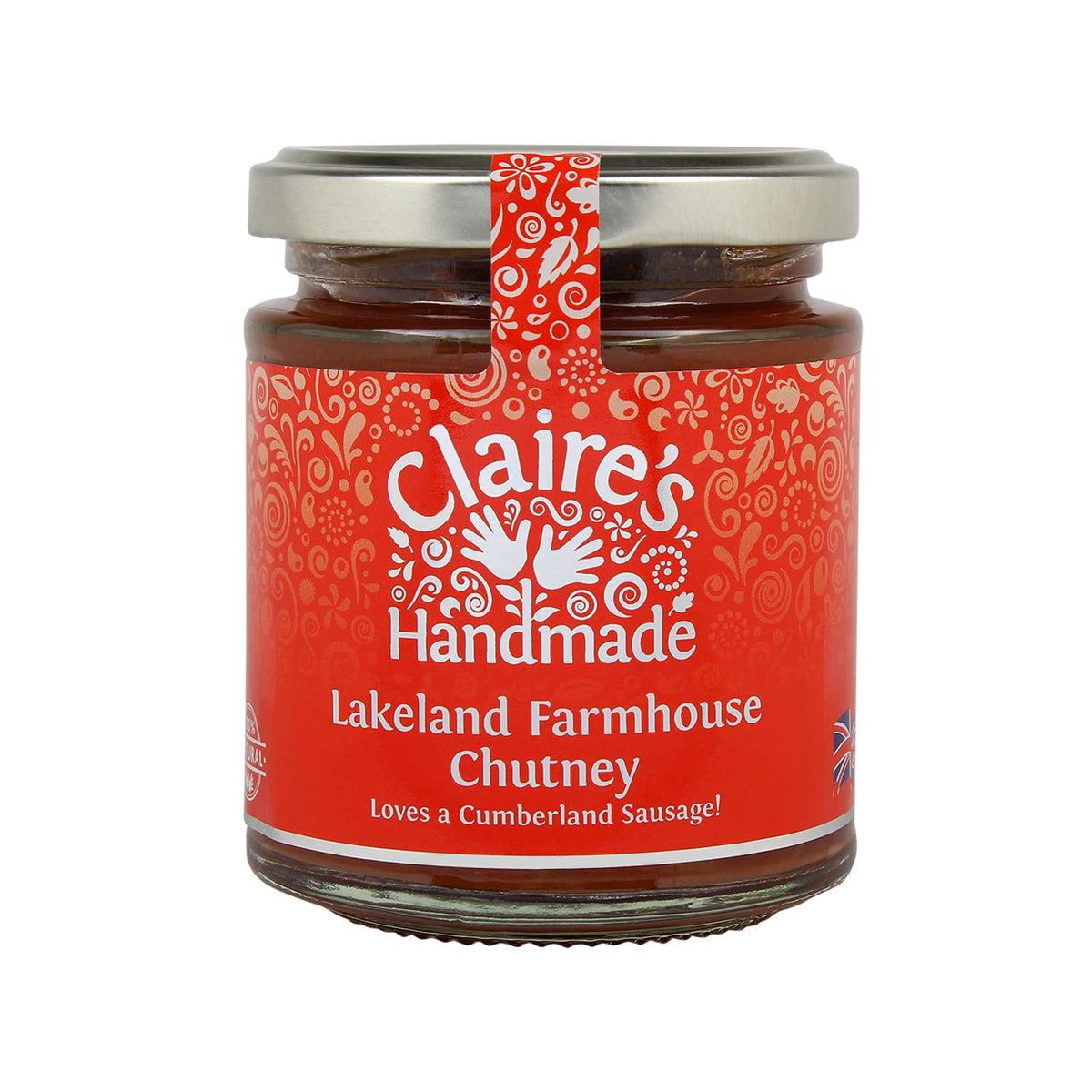 Claire's Handmade Lakeland Farmhouse Chutney - Gently Spiced Tomato & Apple | 200g 1