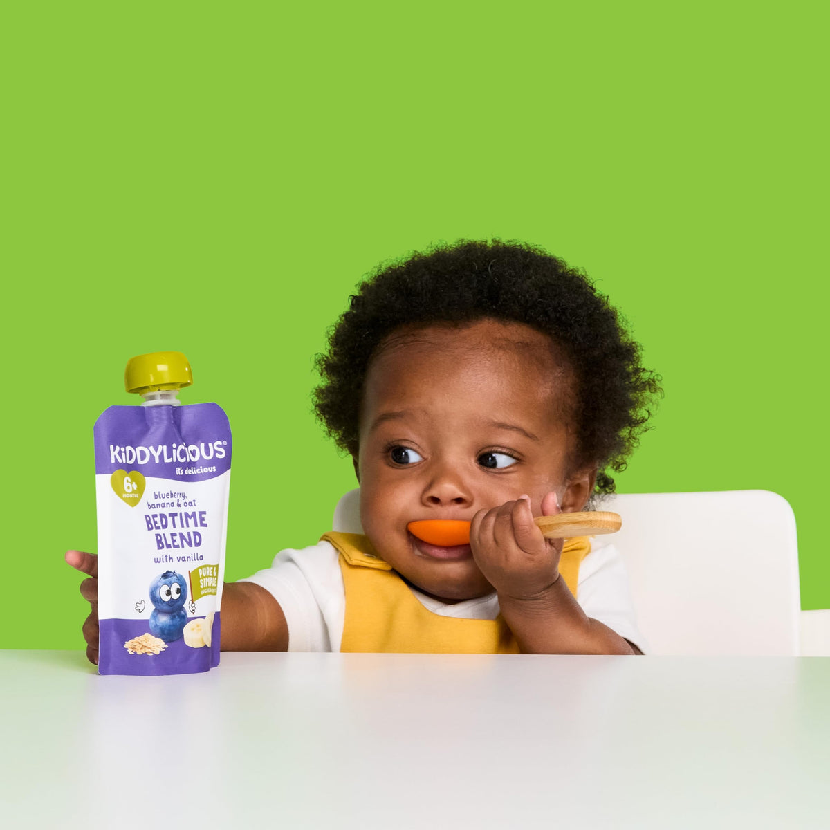 Kiddylicious Apple & Sweet Potato Fruit Pouches - 6+ Months - 100g (Pack of 6) 4