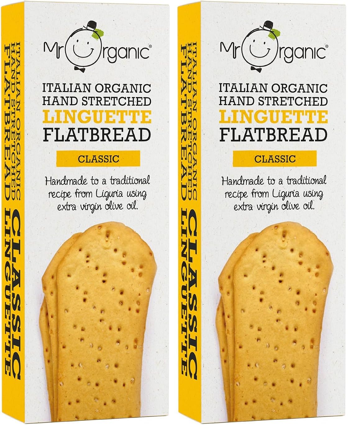 Mr Organic Classic Flatbread - Organic & Vegan | 150g Pack of 2