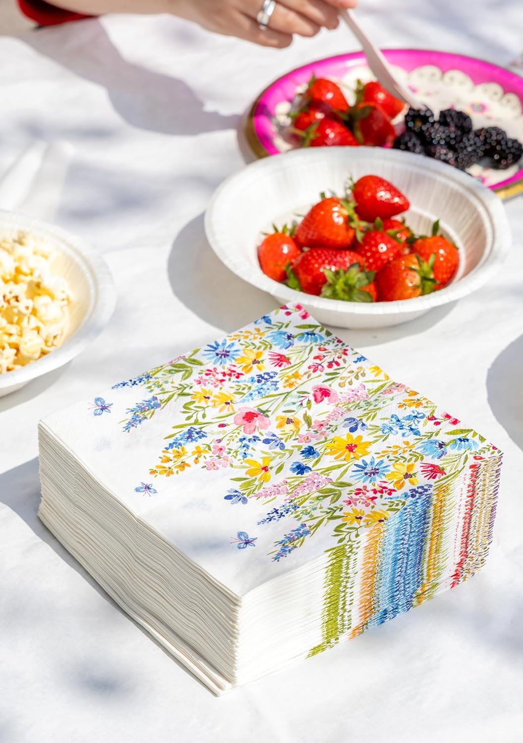 Talking Tables Table Kind Floral Napkins - 2 Ply, 33cm | Pack of 200 4