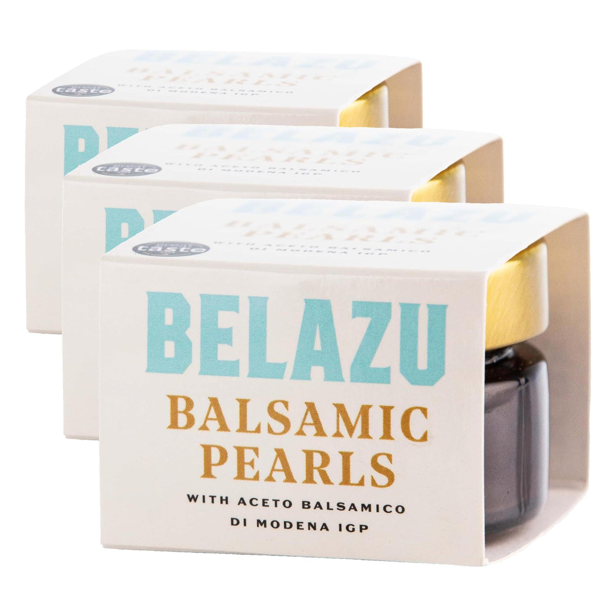 Belazu Balsamic Pearls - Garnish for Salads, Canapés & Desserts | Pack of 3
