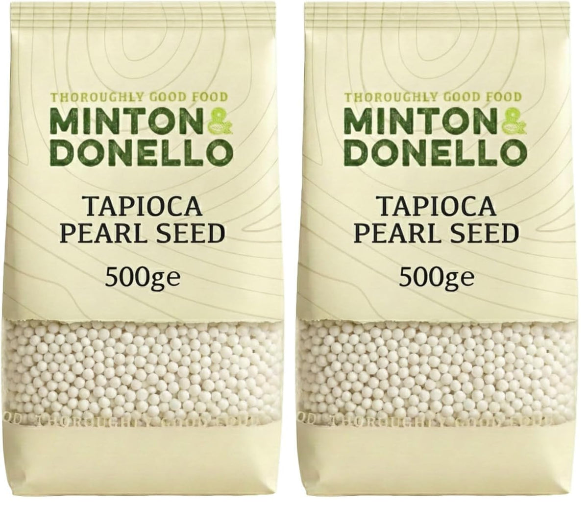 Minton & Donello Tapioca Seed Pearls - 510g Pack (2 x 255g)