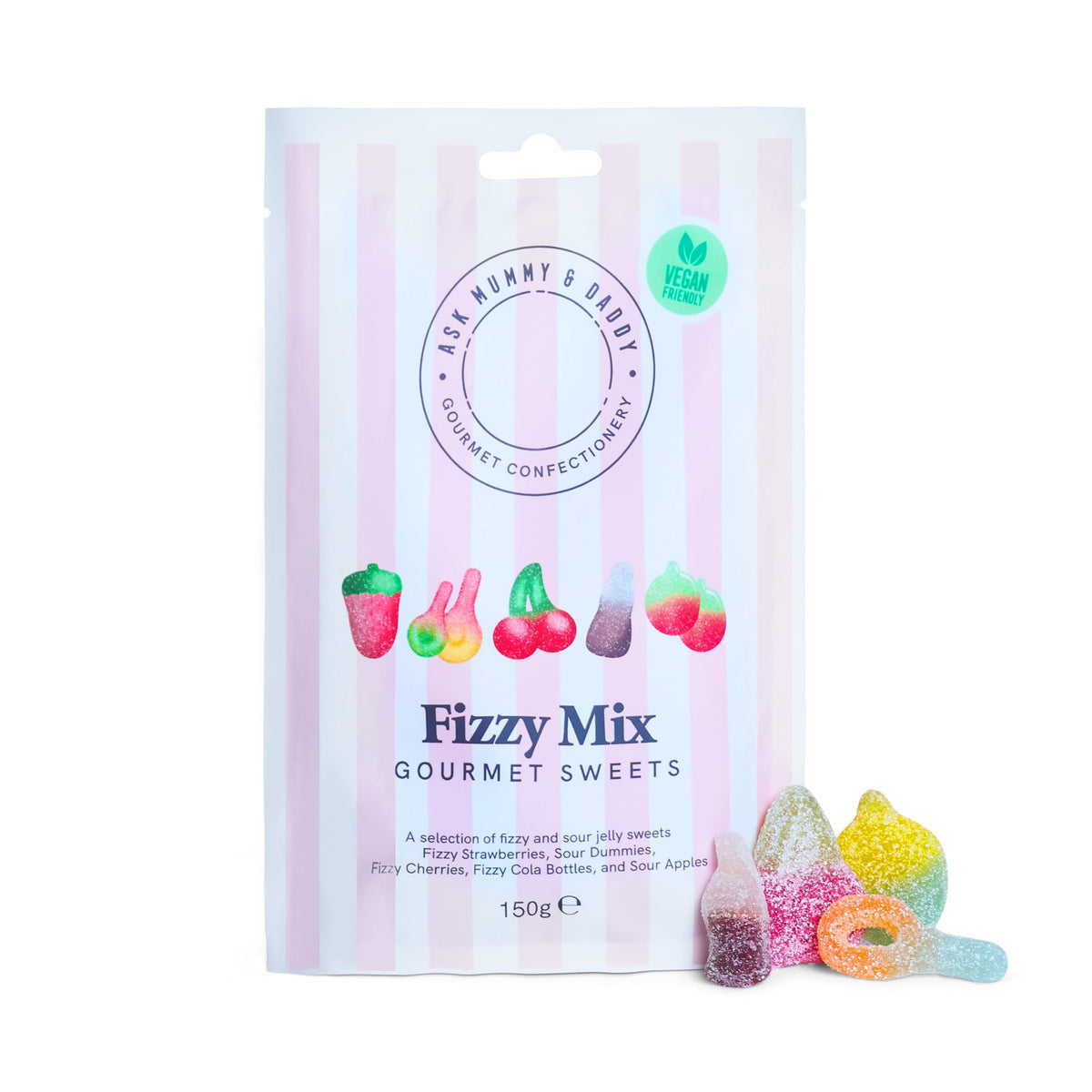 Ask Mummy & Daddy Fizzy Mix Share Bag - 150g 1