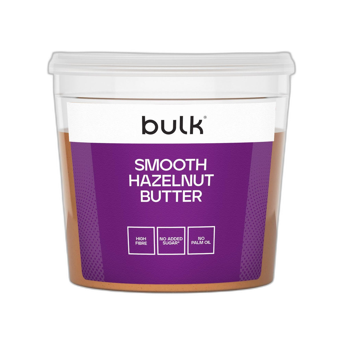 BULK POWDERS Hazelnut Butter - 1kg Tub | 6.5g Fibre per 100g | Vegan, Gluten-Free