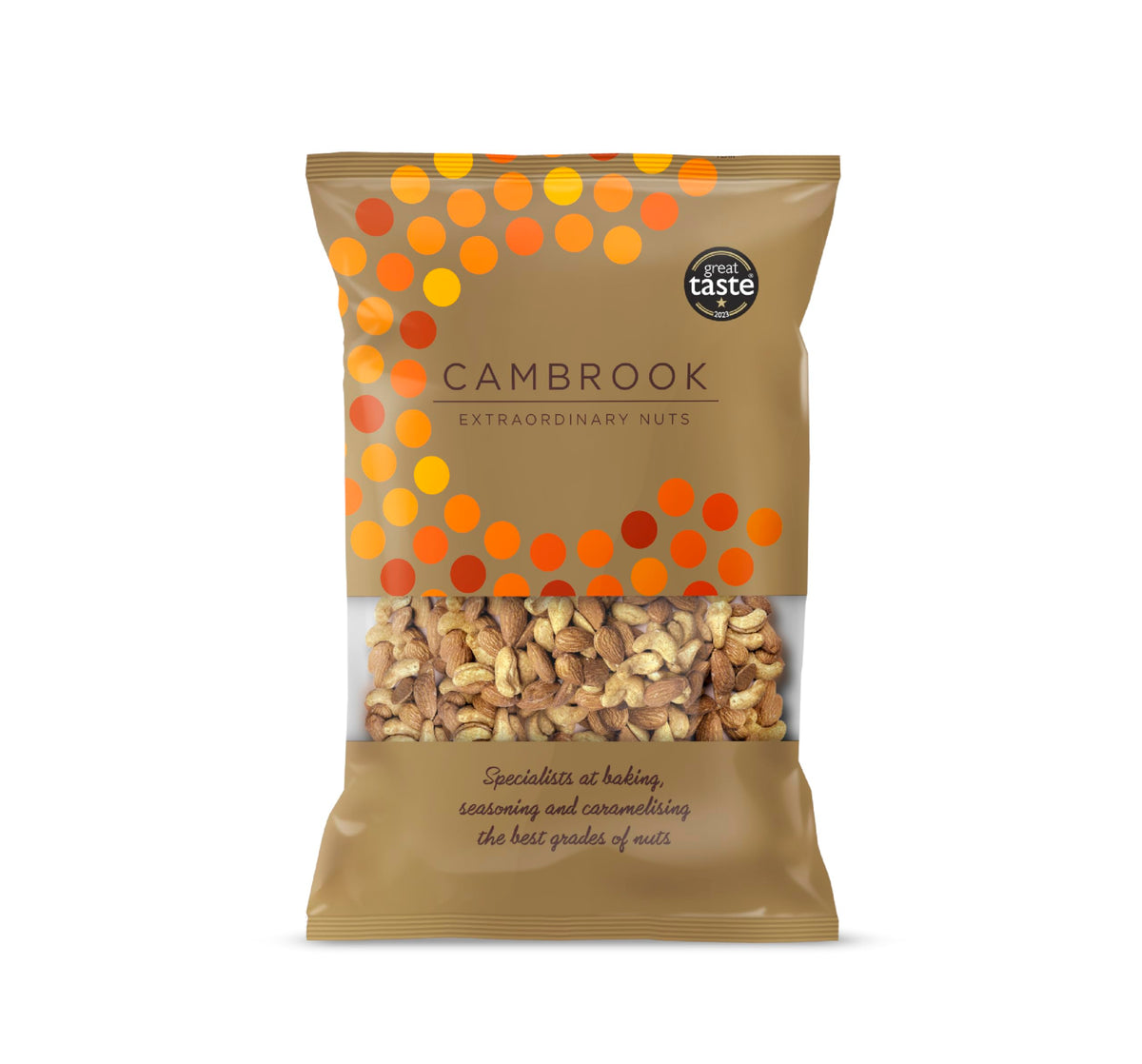 C Cambrook Extraordinary Nuts Hickory Smoke Seasoned Almonds & Cashews - 1kg Bag