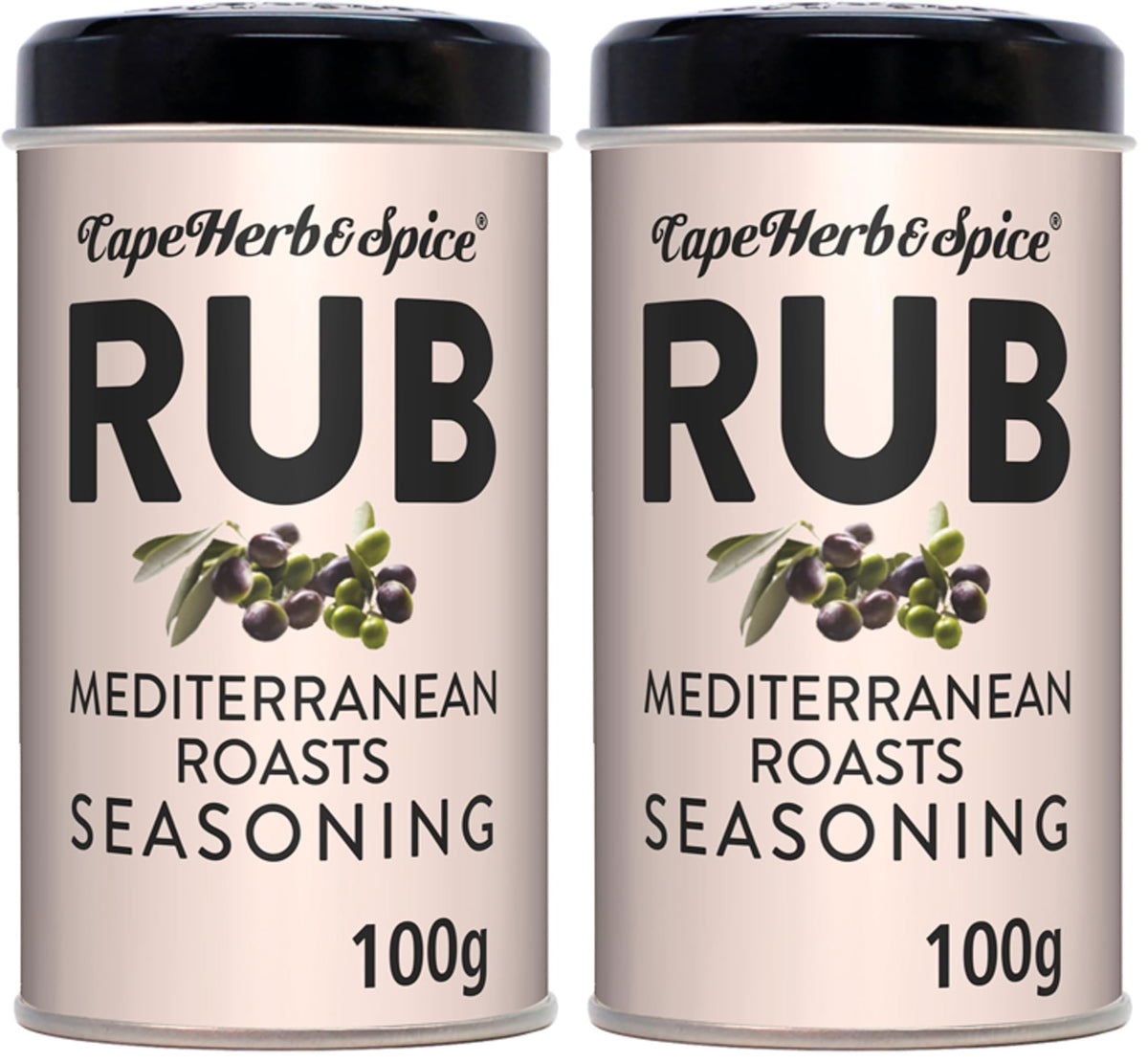 Cape Herb & Spice Mediterranean Roasts Seasoning - Hickory Smoked, All-Purpose Blend, 200g Total
