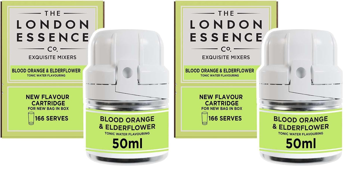 THE LONDON ESSENCE CO. Blood Orange & Elderflower Tonic Water - Pack of 2