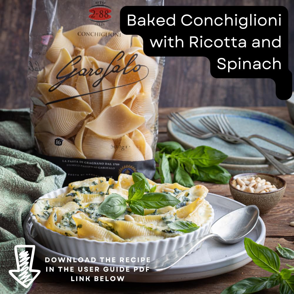 Garofalo Conchiglioni Pasta - 1000g (Pack of 2) | Made with Durum Wheat Semolina | Bronze Die Cut