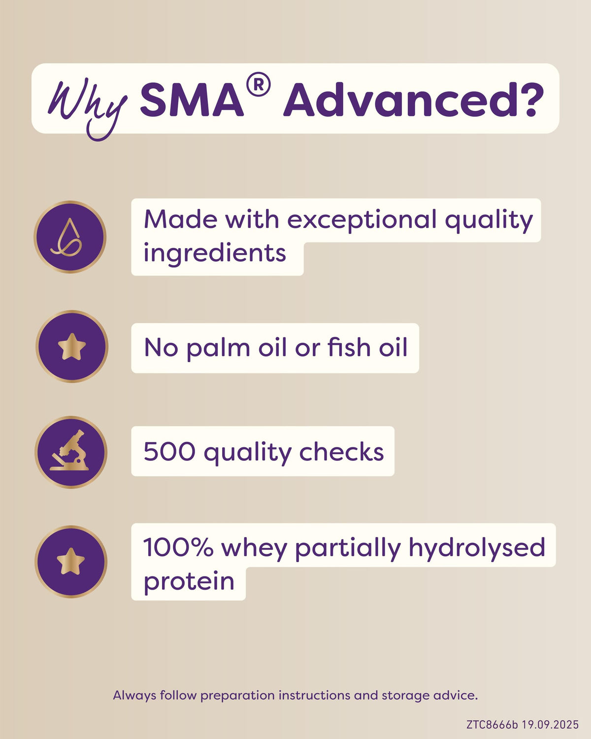 SMA Nutrition Advanced First Infant Powder Baby Formula - From Birth, 800g 4