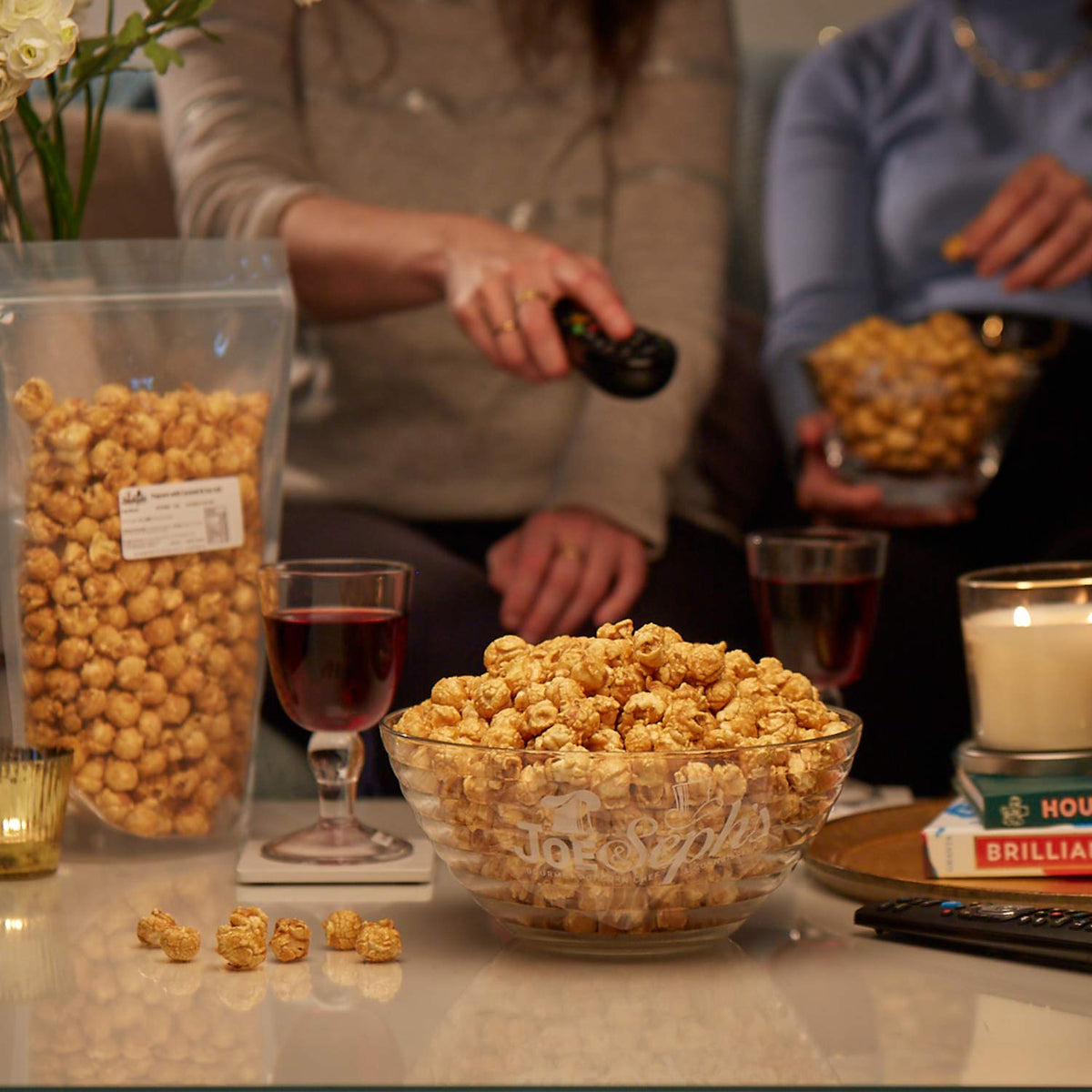Joe & Seph's Salted Caramel Popcorn - 335g Bag | Handmade in Great Britain | Vegetarian