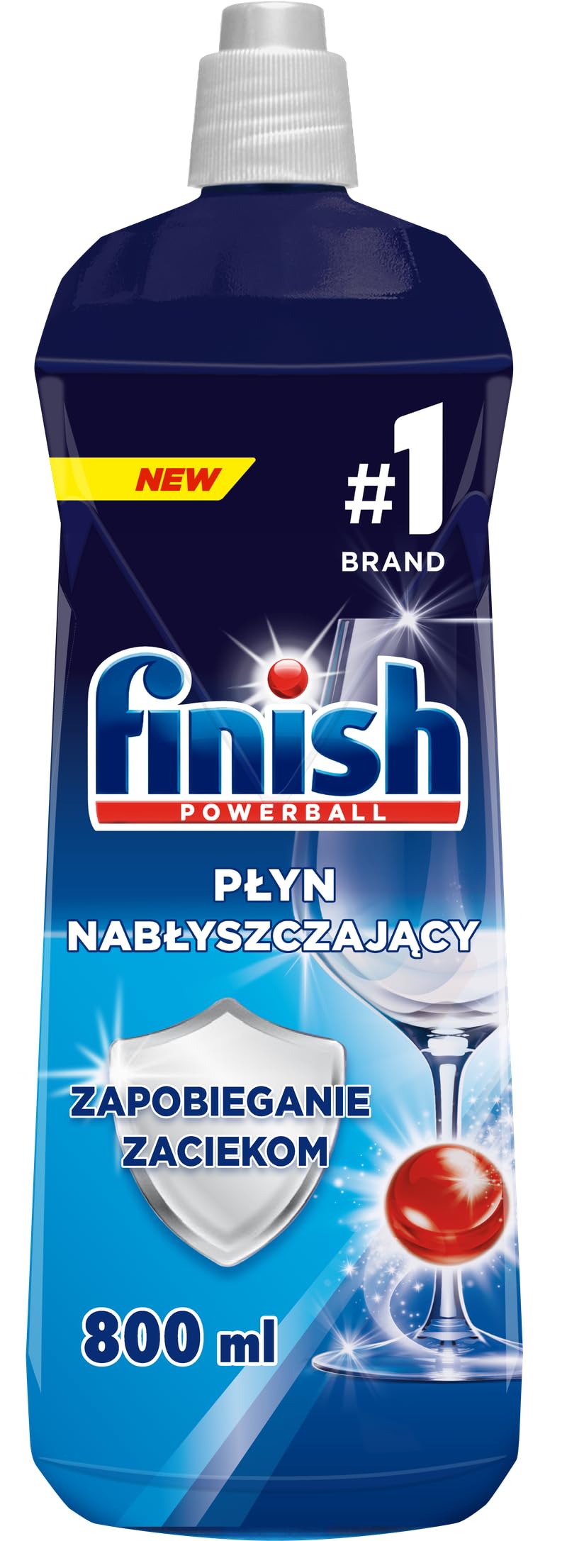 Finish Rinse Aid Shine & Protect - Fights Water Spots, Rinses Residue, 800ml 1