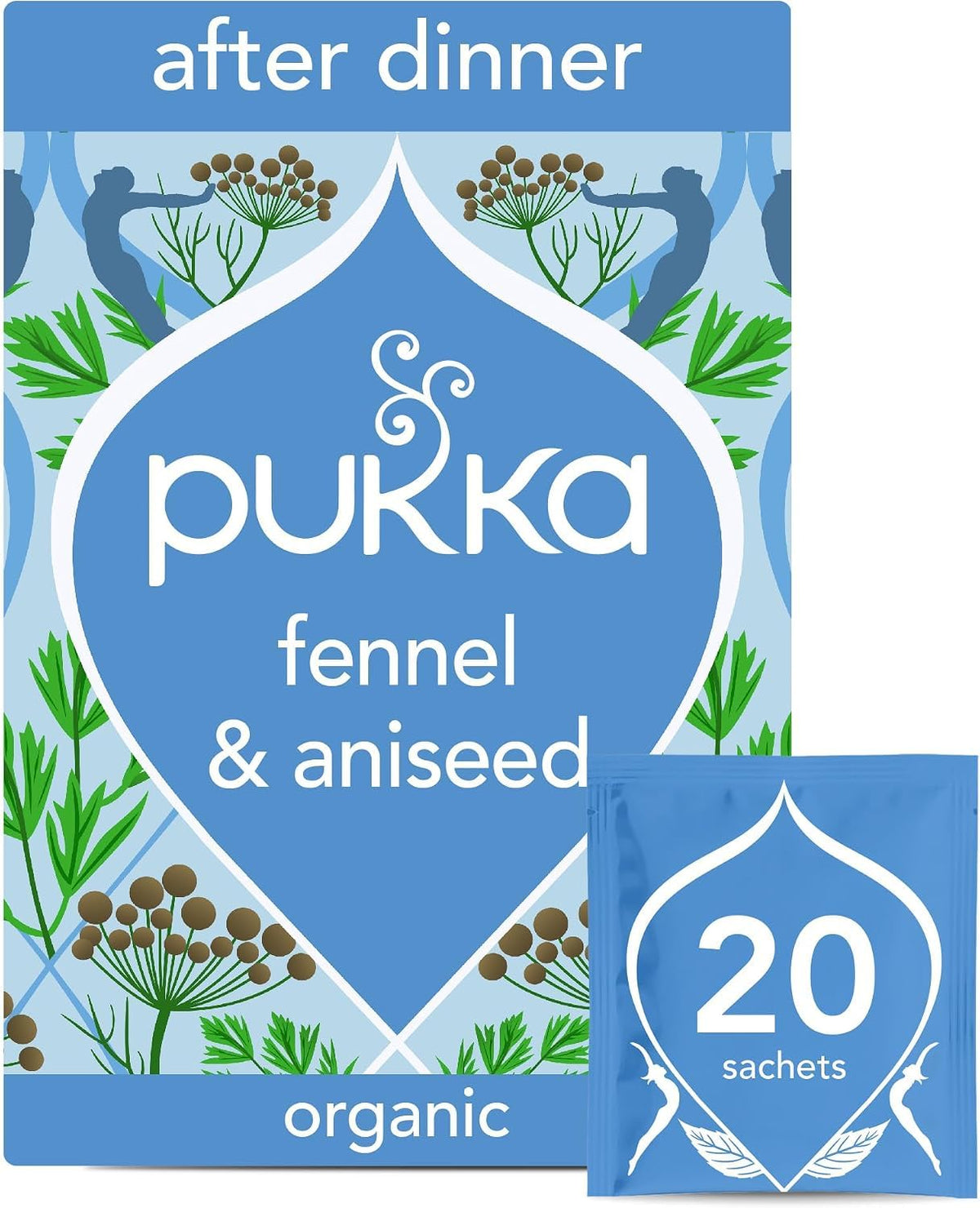 Pukka Herbs Feel New Organic Herbal Tea - Supports Digestion & Skin Health | 20 Teabags | 40g