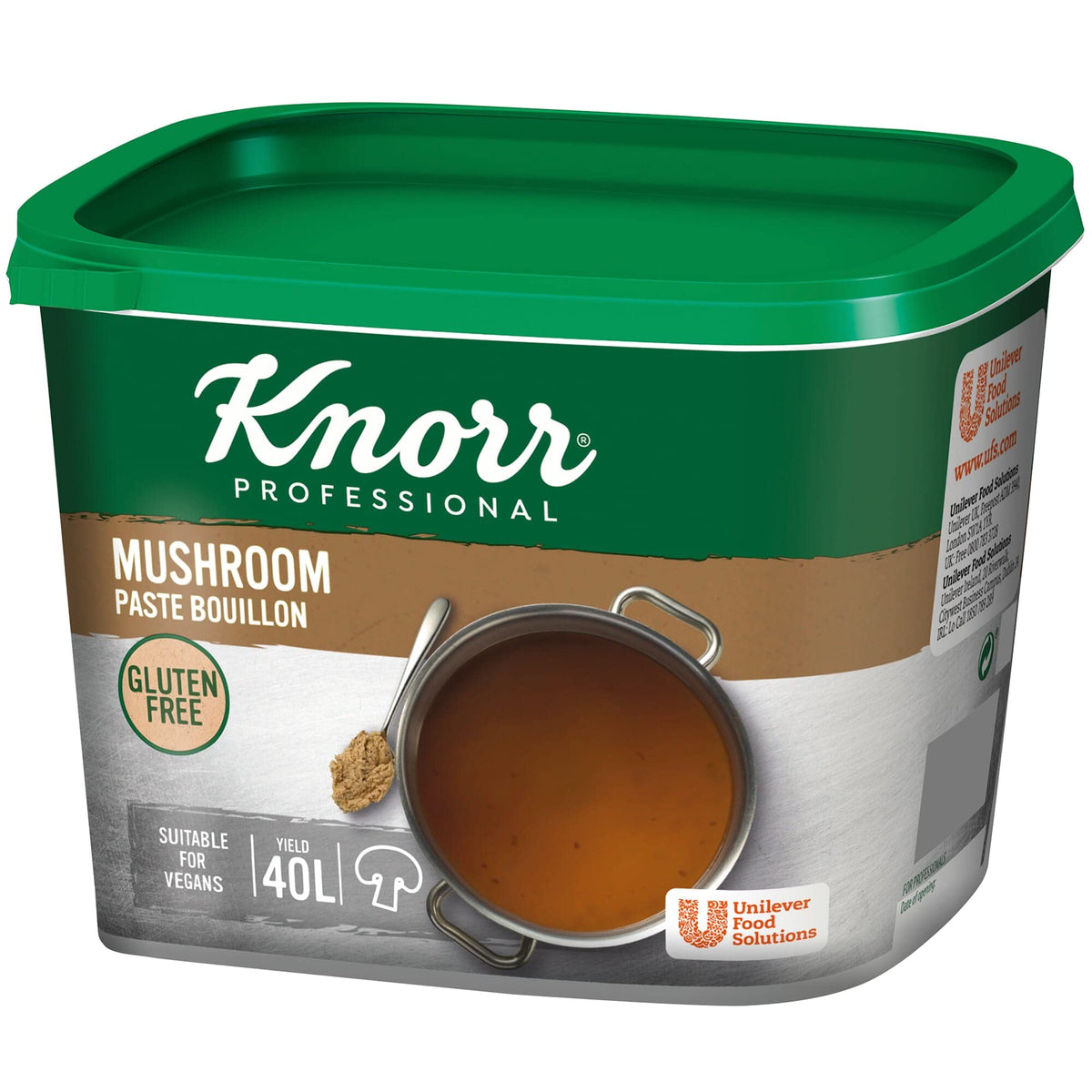 Knorr Professional Mushroom Paste Bouillon - 1kg | Gluten-Free | Vegan
