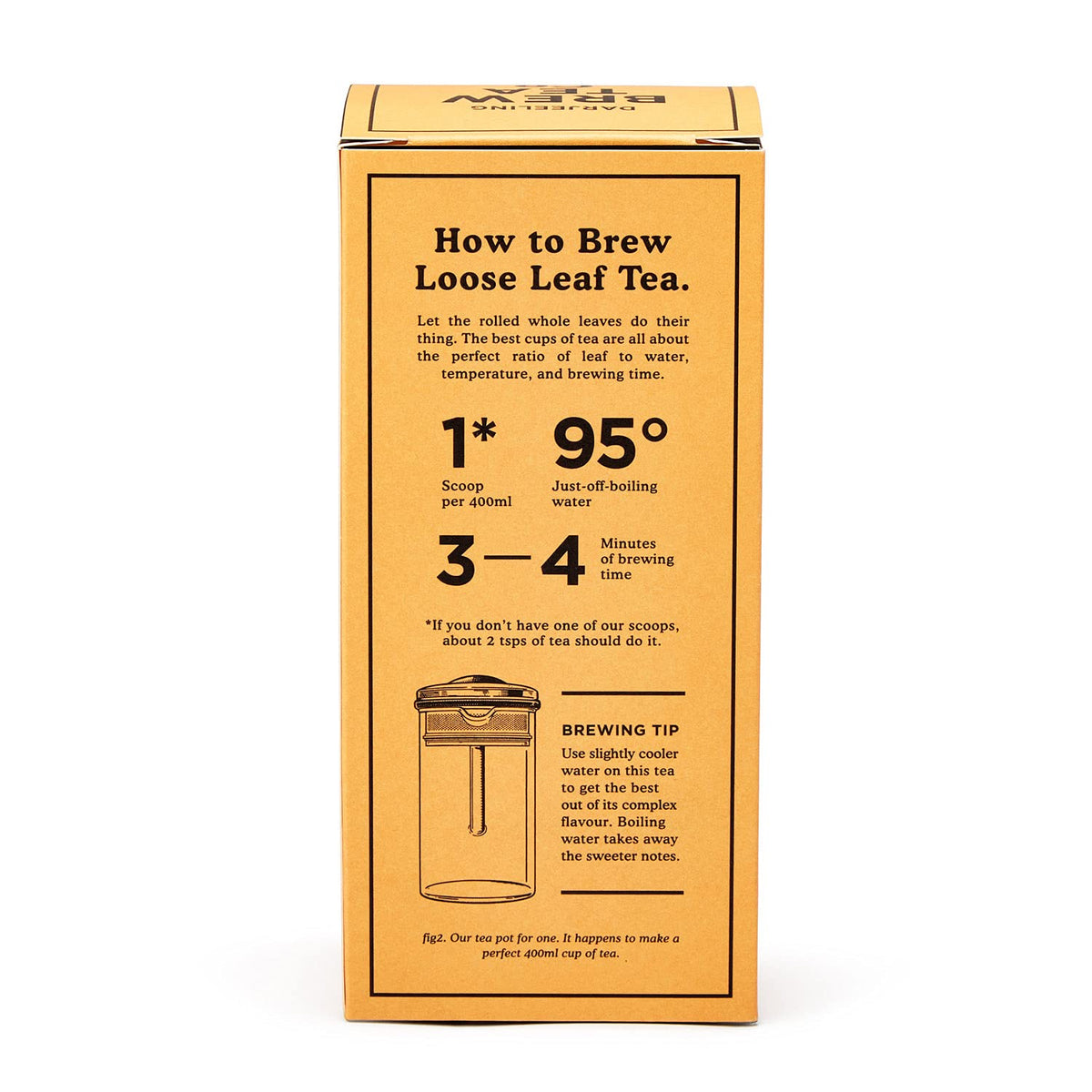 Brew Tea Co Darjeeling Black Tea - Honeyed & Floral Flavor, Loose Leaf, 113g 4