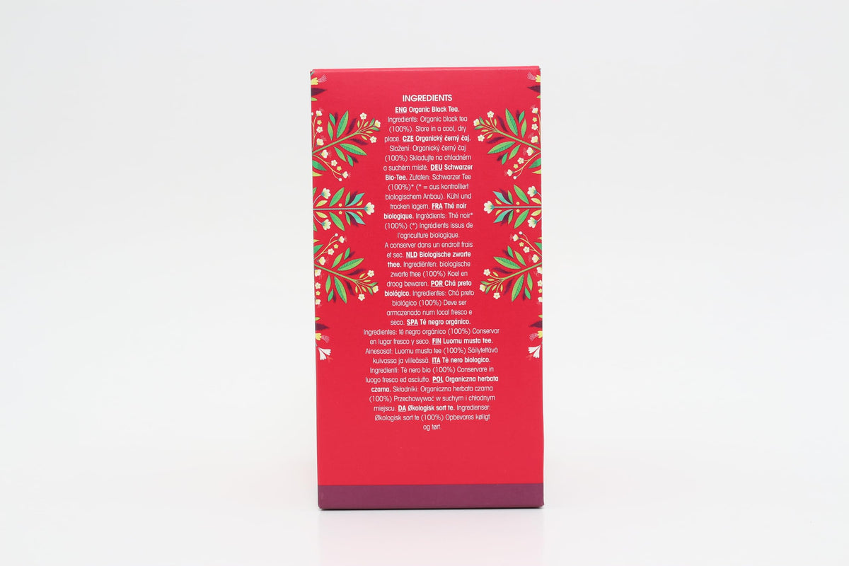 English Tea Shop English Breakfast Tea - Organic Ceylon Black Tea, 20 Sachets per Box, Pack of 3 2