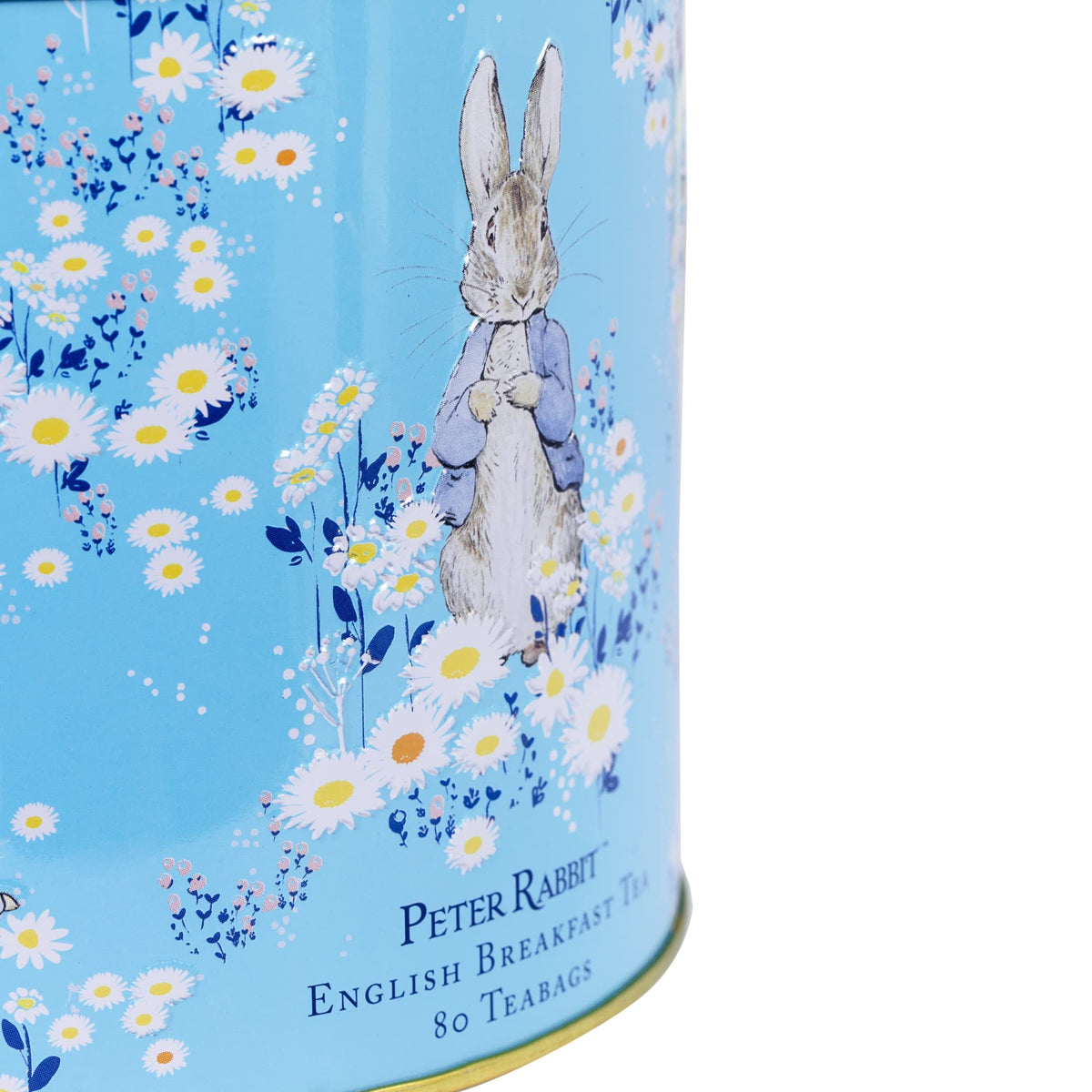 New English Teas Peter Rabbit Tea Tin - 80 English Breakfast Teabags 2